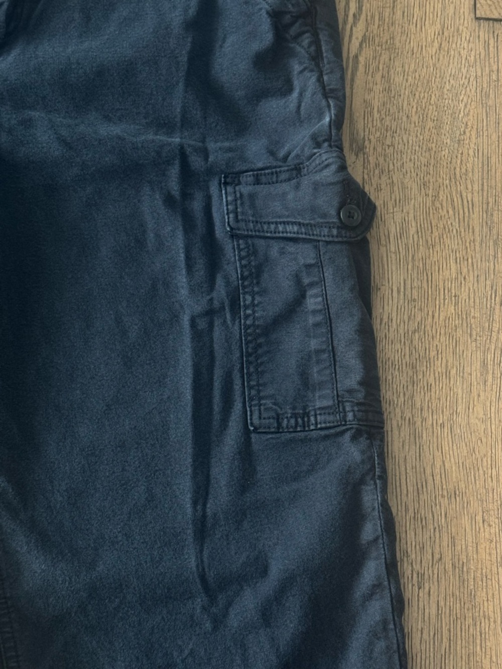 American Eagle Soft Stretch Cargo Pants 16 Black Utility Relaxed Streetwear 5031 - Picture 3 of 9